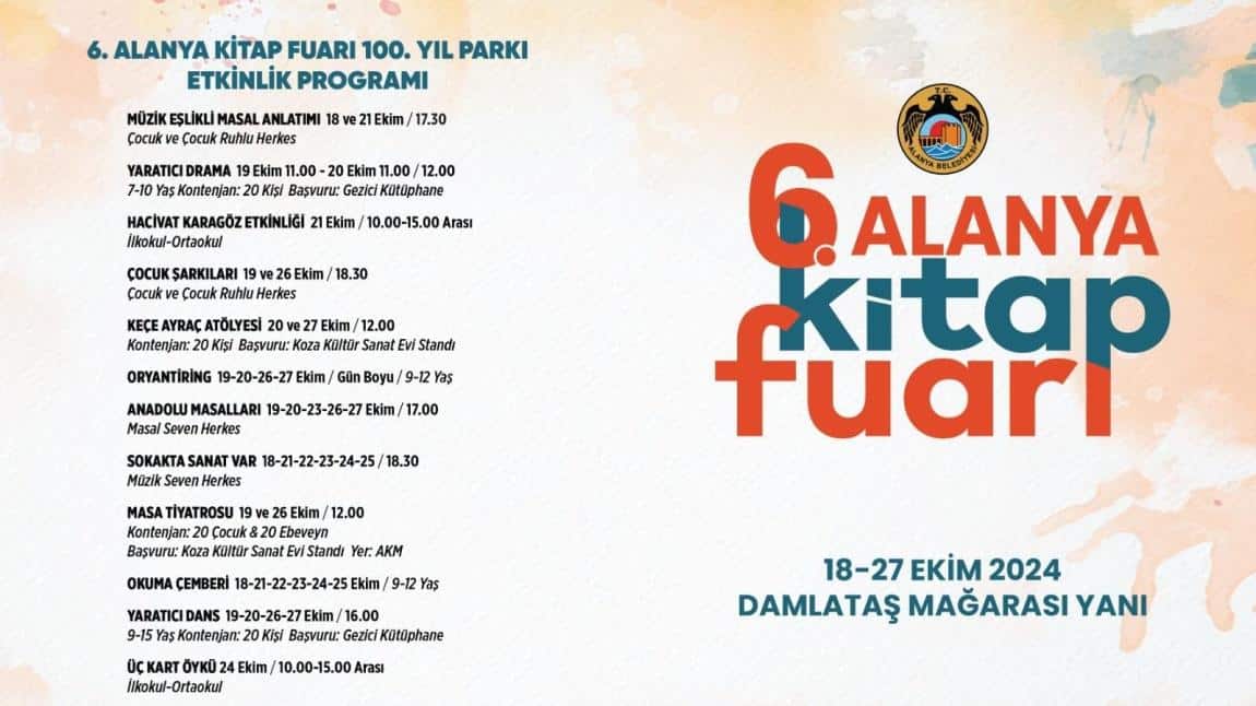 Okulumuz Öğrencileri 6. Kitap Fuarı Etkiliklerine Katıldı